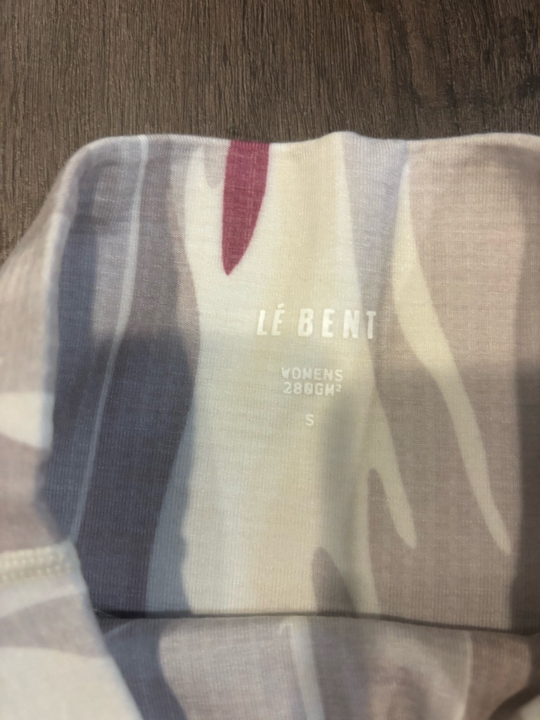 L Bent Abstract High-Waist Leggings In Cream, Taupe & Mauve Accent — image 2 of 2